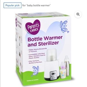 Bottle warmer and sterilizer
